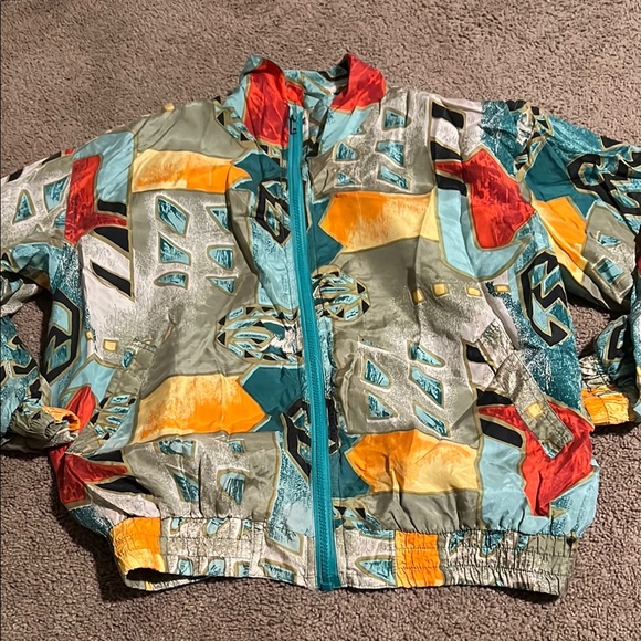 Jackets & Blazers - Colorful Geometric Vintage  Pattern Jacket